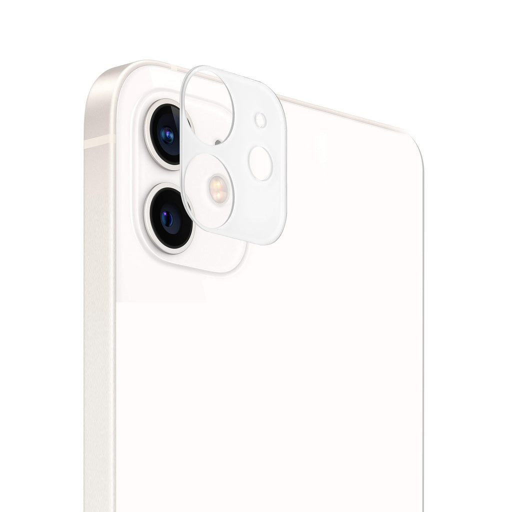 iPhone 11 Camera Lens Colored Edge Tempered 2.5D (White)