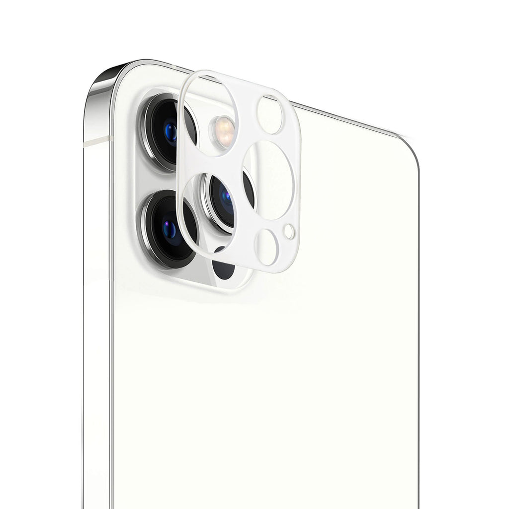 iPhone 13 6.1 Camera Lens Colored Edge Tempered 2.5D (White)