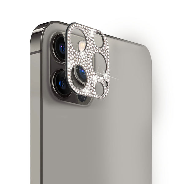 iPhone 11 Camera Lens Zinc Alloy With Diamond (Black)