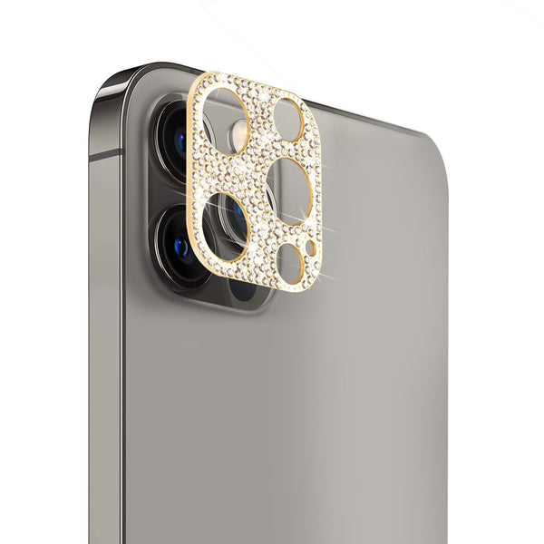 iPhone 11 Camera Lens Zinc Alloy With Diamond (Gold)