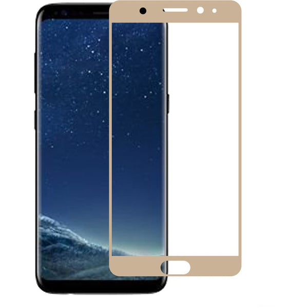 Samsung S8 Premium Screen Tempered Glass (Gold)