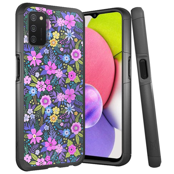 Samsung Galaxy A03s MetKase Original ShockProof Case Cover (Mystical Floral Boom)
