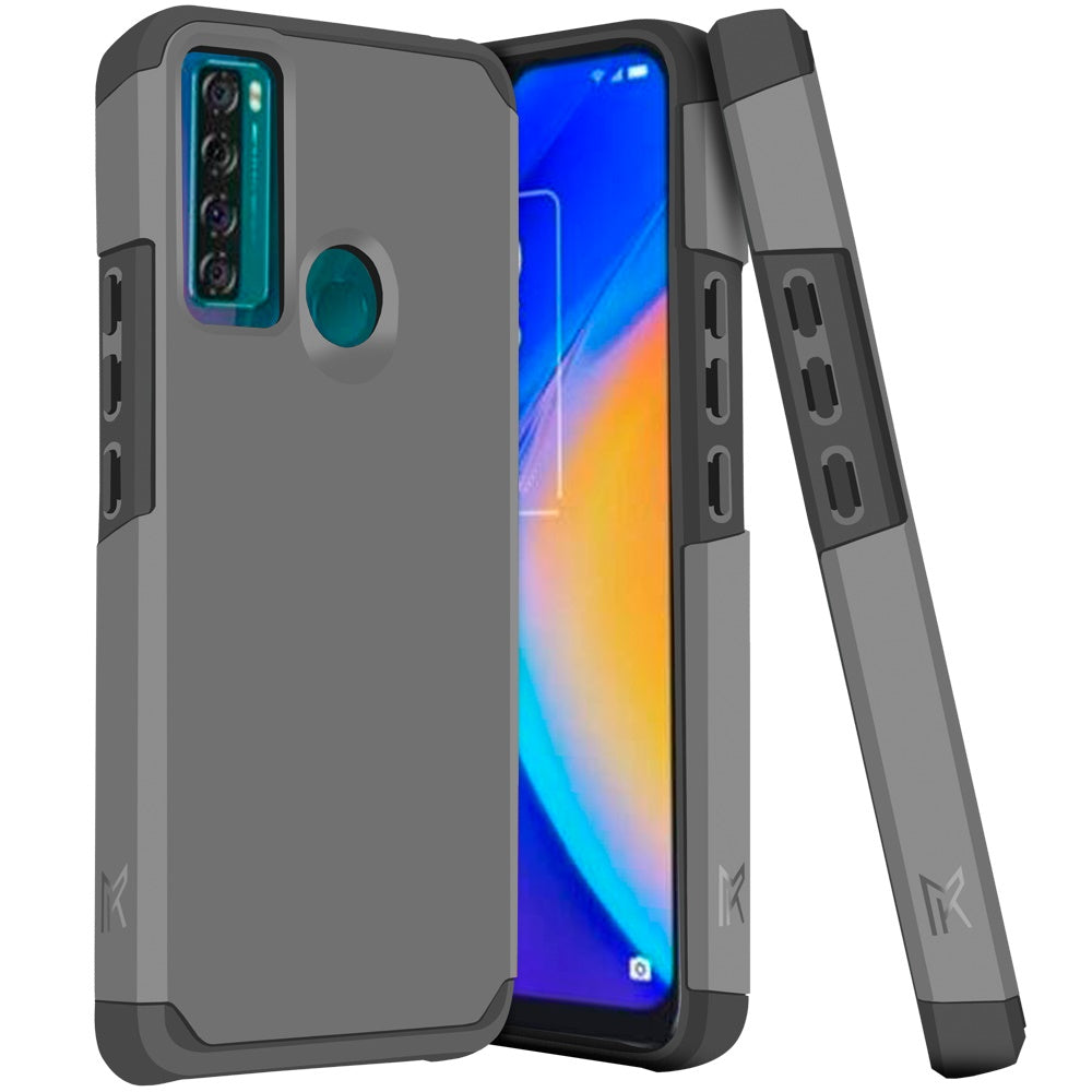 TCL 20 XE MetKase Original ShockProof Case Cover (Charcoal Grey)