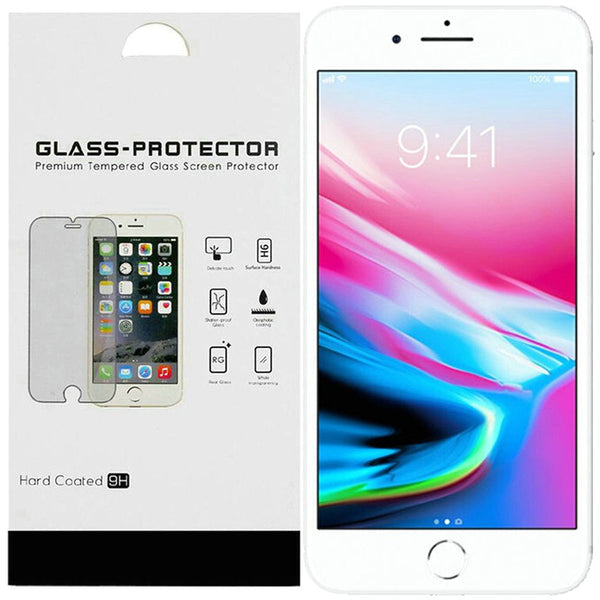 Apple iPhone 8 Plus/7 Plus Tempered Glassin Bulk Cardboard Package