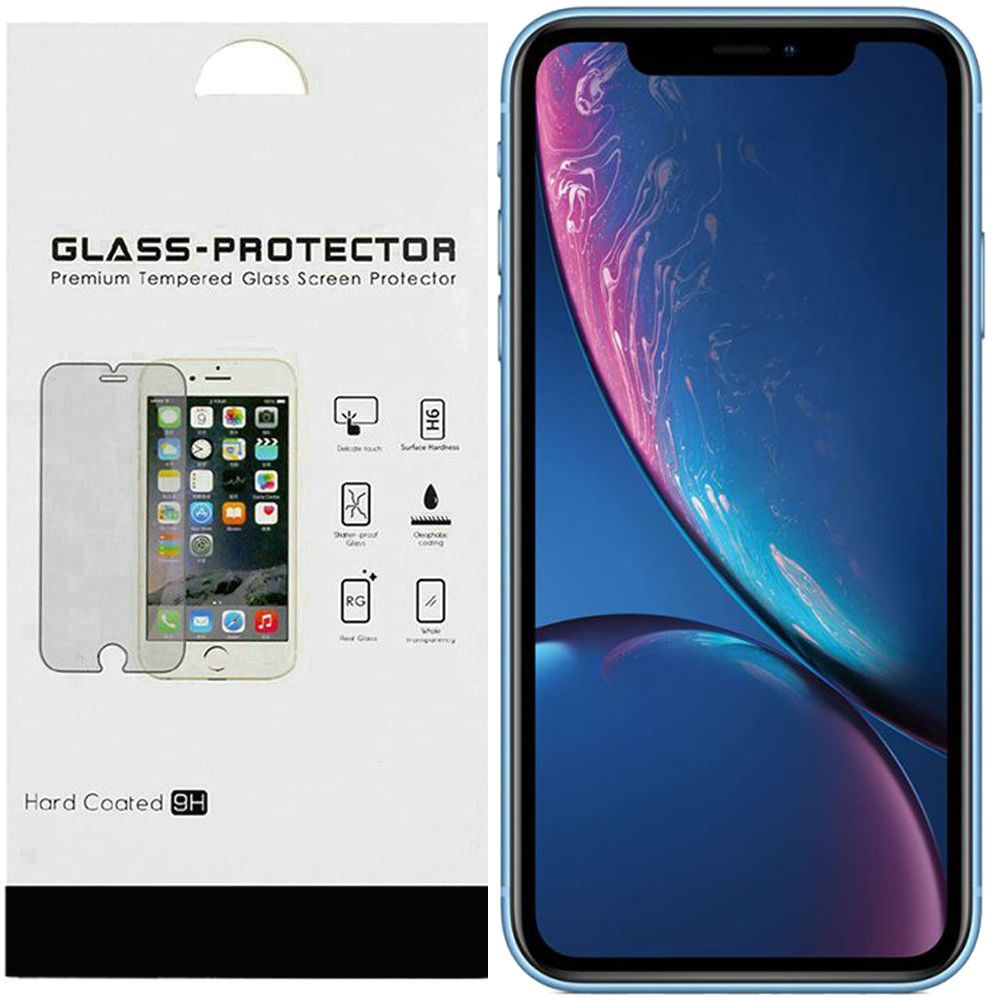 Apple iPhone 11 / XR Tempered Glass in Blister Book Package
