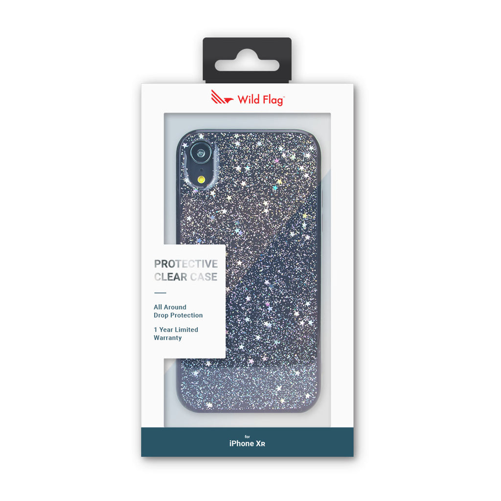 Wild Flag Design Case For iPhone XS Max - Star Silver